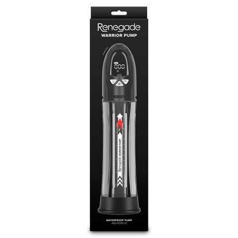 Renegade Warrior Pump Clear – Waterproof Automatic Penis Pump 8 Inch Length 2.75 Inch Diameter PUMPS
