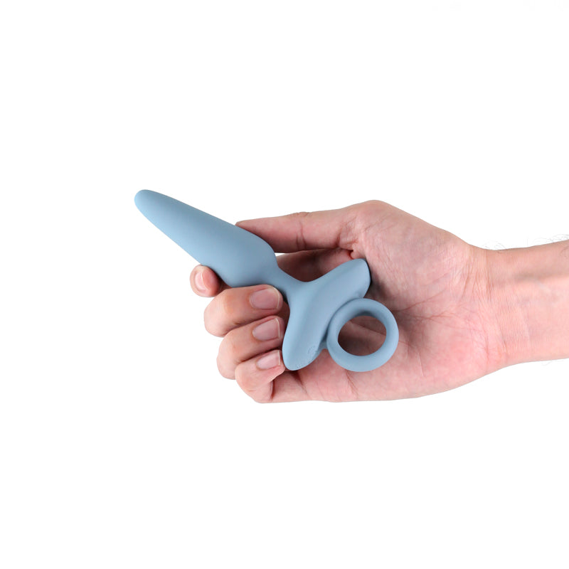 Renegade Maverick - Grey - Grey 15 cm USB Rechargeable Vibrating Butt Plug ANAL TOYS