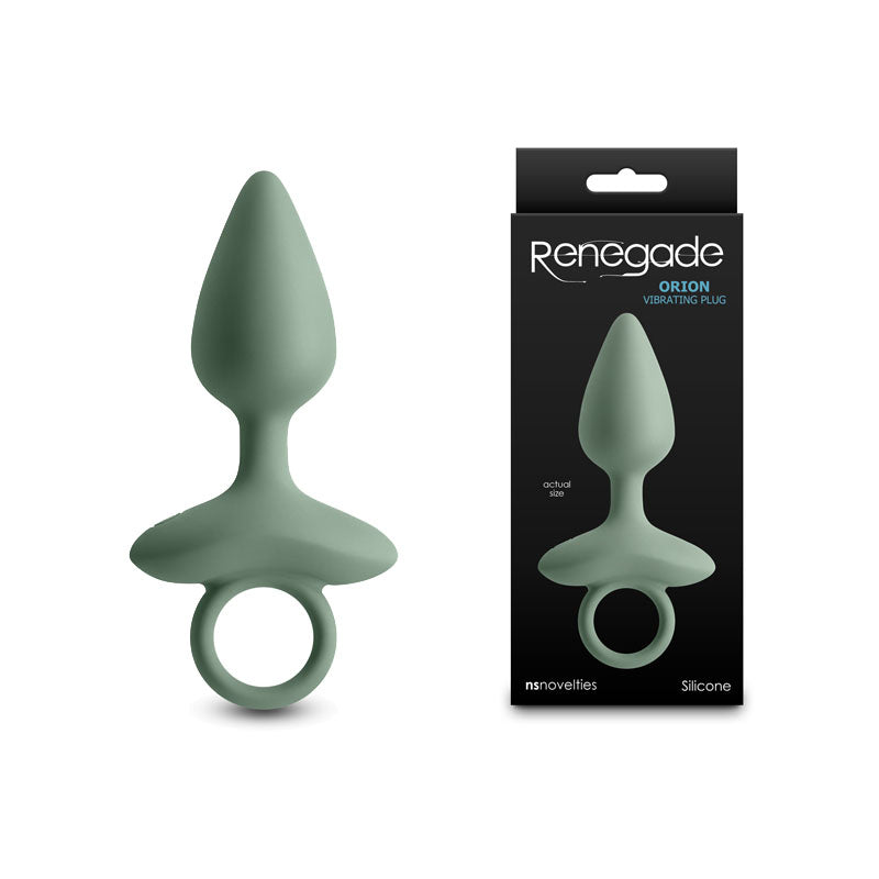 Renegade Orion Sage 13 Cm Vibrating Butt Plug Green > Anal Range > Vibrating Butt Plugs