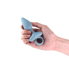 Renegade Orion - Grey - Grey 13 cm USB Rechargeable Vibrating Butt Plug ANAL TOYS