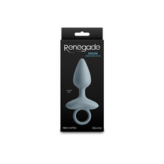Renegade Orion - Grey - Grey 13 cm USB Rechargeable Vibrating Butt Plug ANAL TOYS