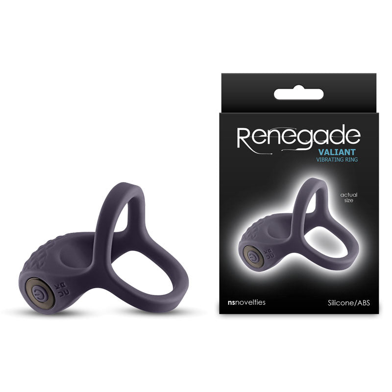 Renegade Valiant - Grey - Grey USB Rechargeable Cock Ring Grey COCK RINGS