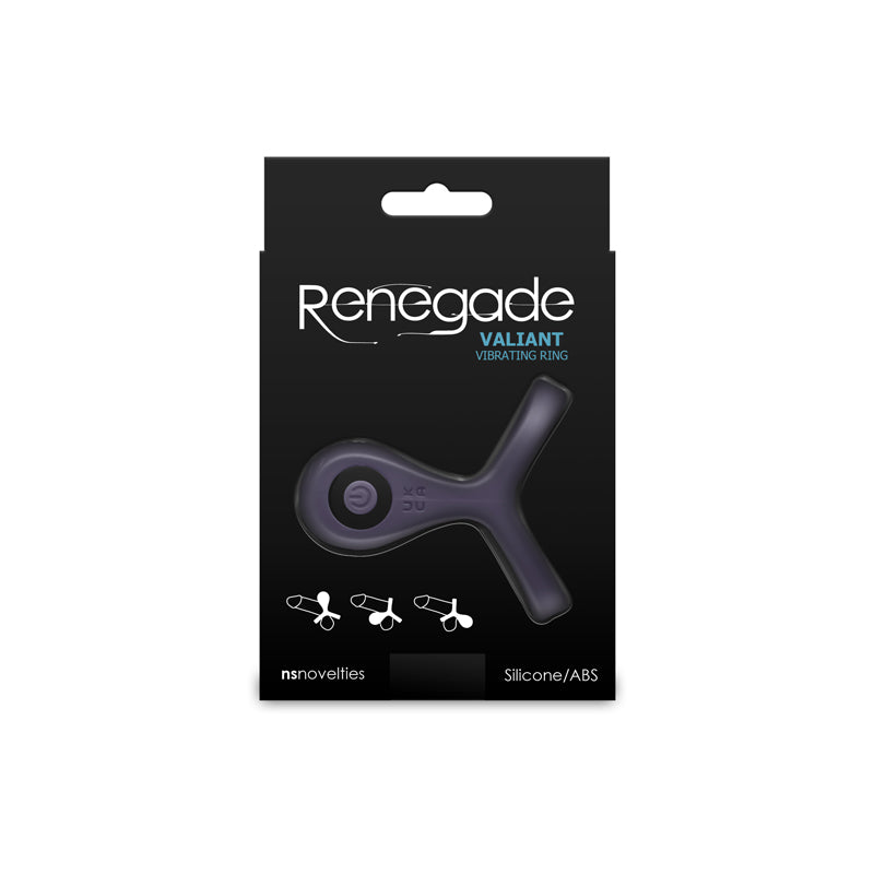 Renegade Valiant - Grey - Grey USB Rechargeable Cock Ring COCK RINGS