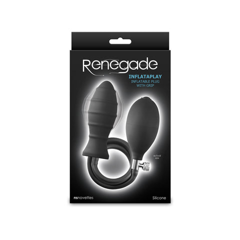 Renegade InflataPlay – Waterproof 10.5 cm Inflatable Butt Plug > Anal Range > Tunnel and Stretchers