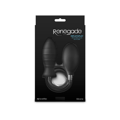 Renegade InflataPlay – Waterproof 10.5 cm Inflatable Butt Plug > Anal Range > Tunnel and Stretchers