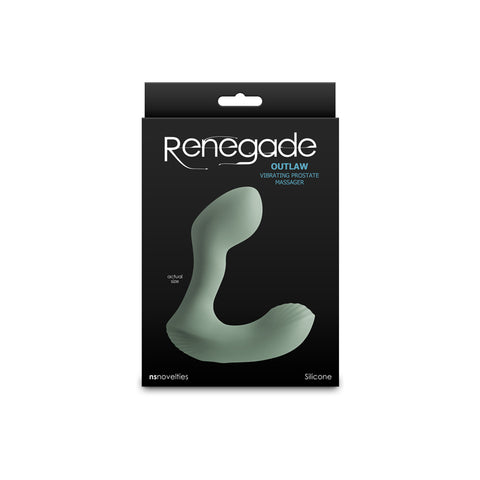 Renegade Outlaw (Sage) – Rechargeable 12 cm Waterproof Prostate Massager > Anal Range > Prostate Plugs