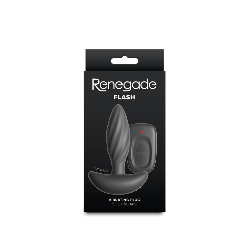 Renegade Flash – USB Rechargeable Wireless Remote-Controlled Vibrating Butt Plug > Anal Range > Vibrating Butt Plugs