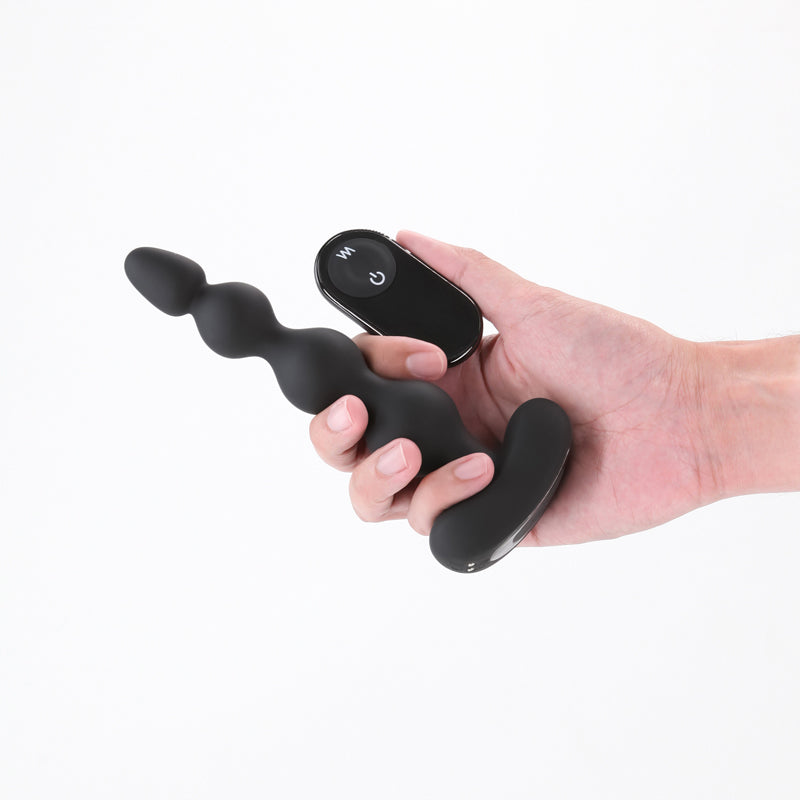 Renegade Reign – Waterproof USB Rechargeable Vibrating Anal Beads with Remote Secondary image