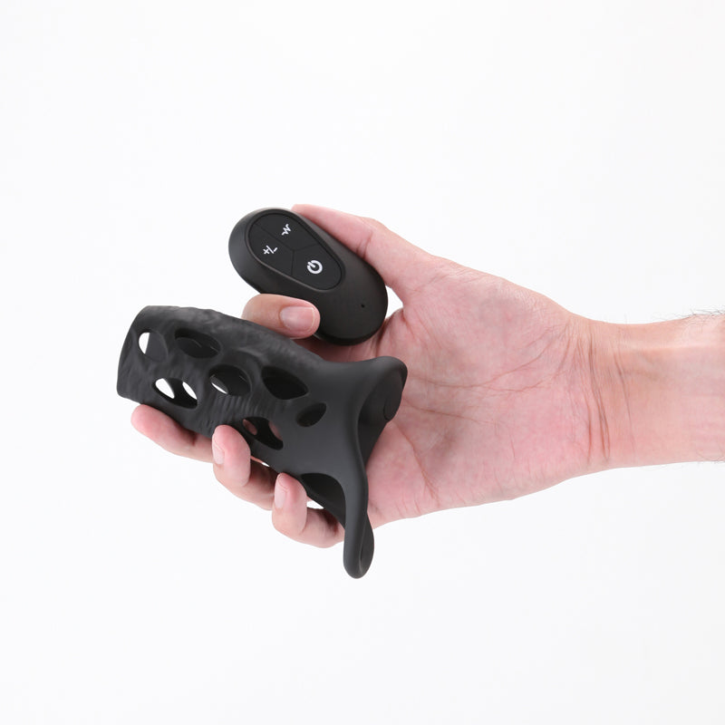 Renegade Edge – USB Rechargeable Waterproof Vibrating Penis Sleeve with Remote > Sex Toys > Couples Toys