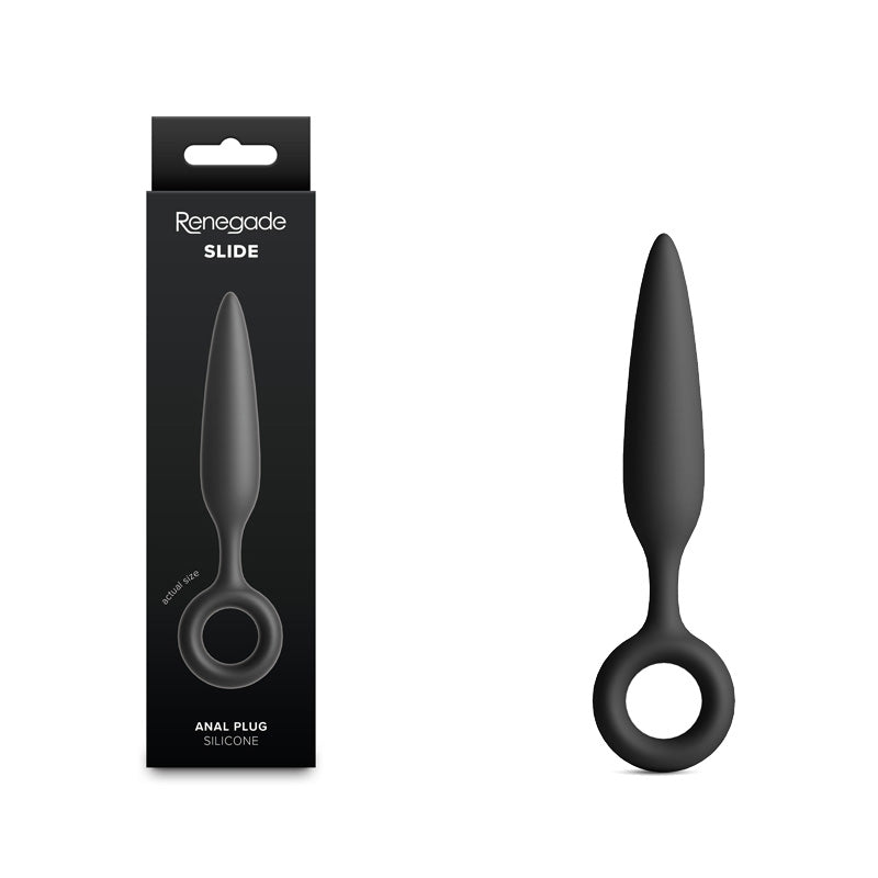 Renegade Slide – 12.7 cm Silicone Anal Plug Black > Anal Range > Butt Plugs Main image