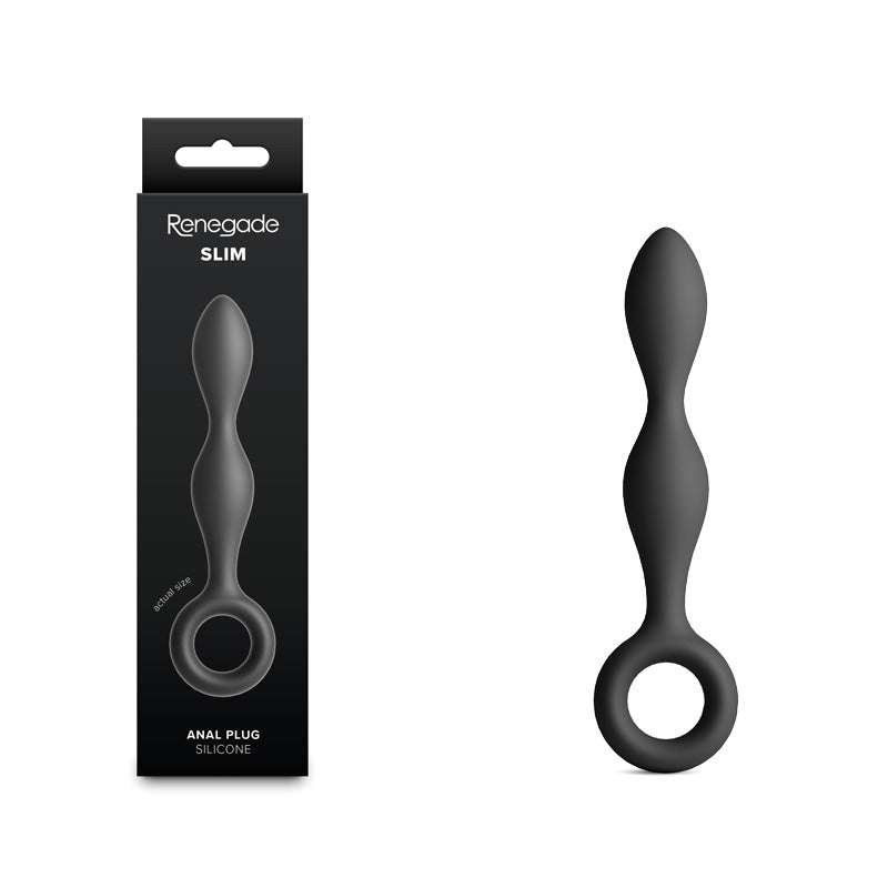 Renegade Slim – 12.7 cm Silicone Anal Plug Black > Anal Range > Butt Plugs Main image