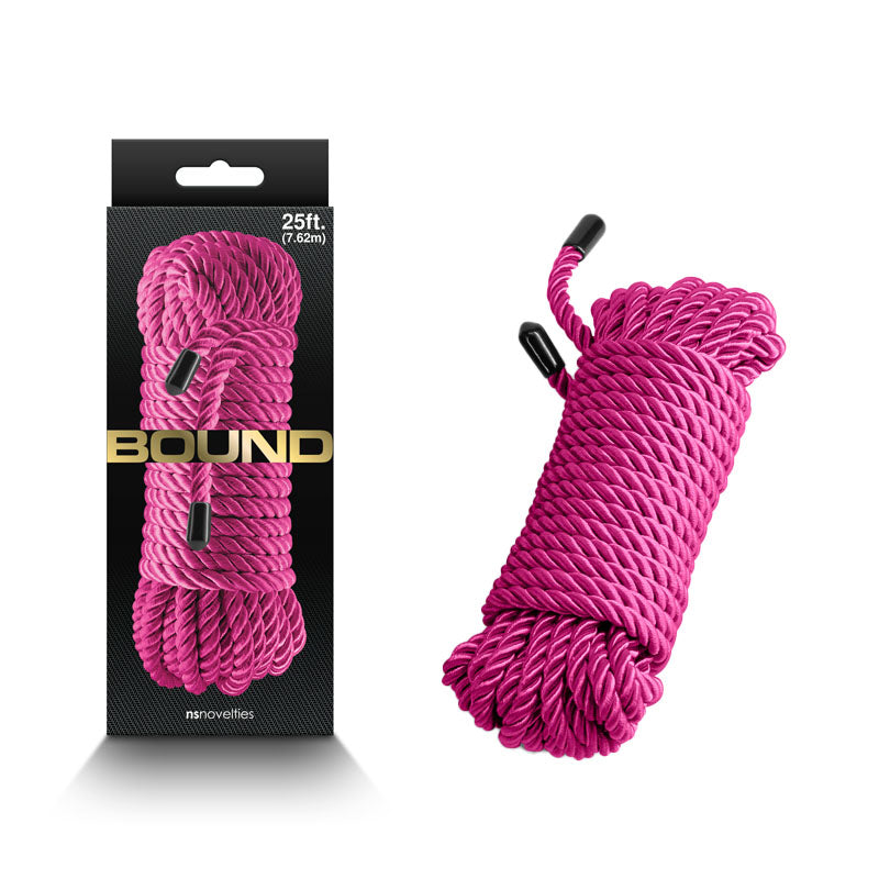 Bound Rope Bondage Rope – 7.6 Meter Polyester Fibre Bondage Rope Pink > Bondage Gear > Rope