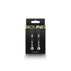 Bound Nipple Clamps - D1 -  - /Black Nipple Clamps - Set of 2