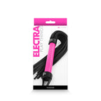 Electra Flogger Whip in Pink and Black - High Quality PU Synthetic and Microfibre > Bondage Gear > Whips & Floggers