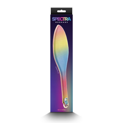 Spectra Bondage Paddle Rainbow BDSM Adult Toy Whips & Paddles
