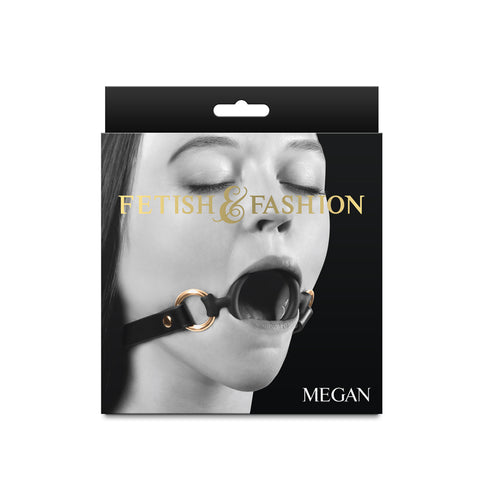 Fetish & Fashion - Megan - Adjustable Silicone Ball Gag Black Gags