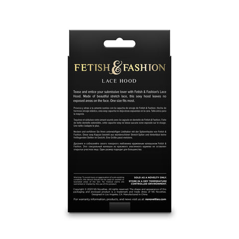 Fetish & Fashion Lace Hood – Stretch Lace Hood > Bondage Gear > Bondage Hoods