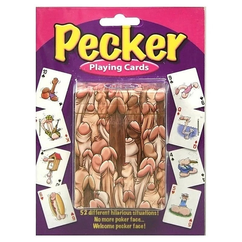 Pecker Playing Cards - 52 Hilarious Illustrated Playing Cards > Novelties > Playing Cards