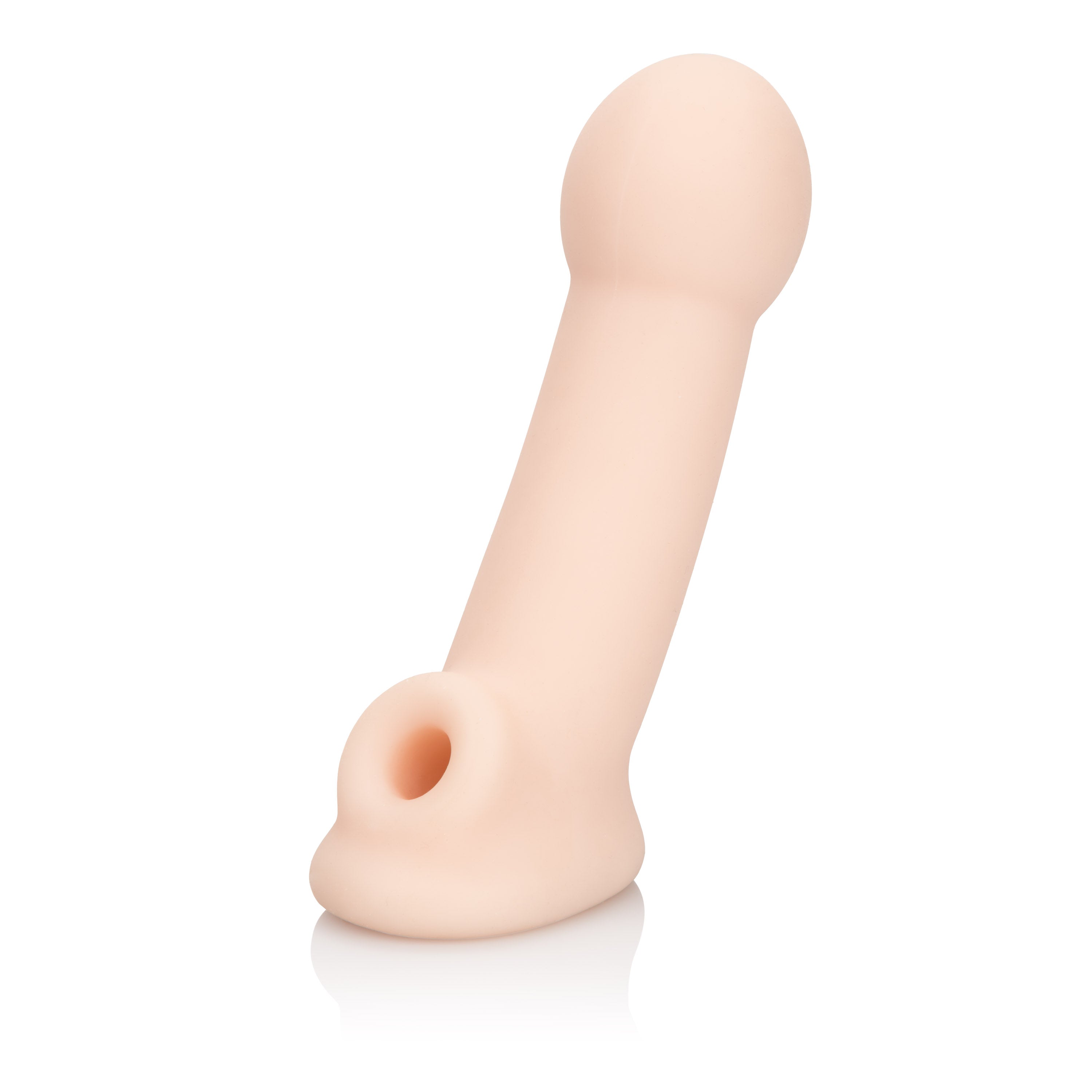 Ultimate Penis Extender Sleeve with Scrotum Support Strap Adds 2 Inches Length and Girth Flexible Flesh Color PureSkin Material SLEEVES
