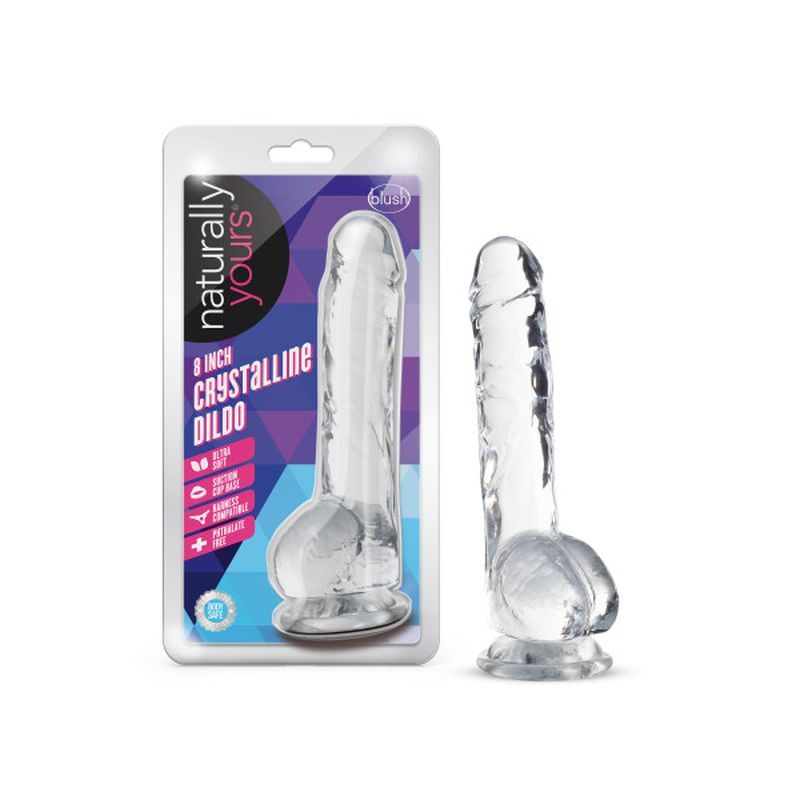 Naturally Yours 8 Inch Crystaline Dildo Diamond > Dildos > Realistic Dildos Main image