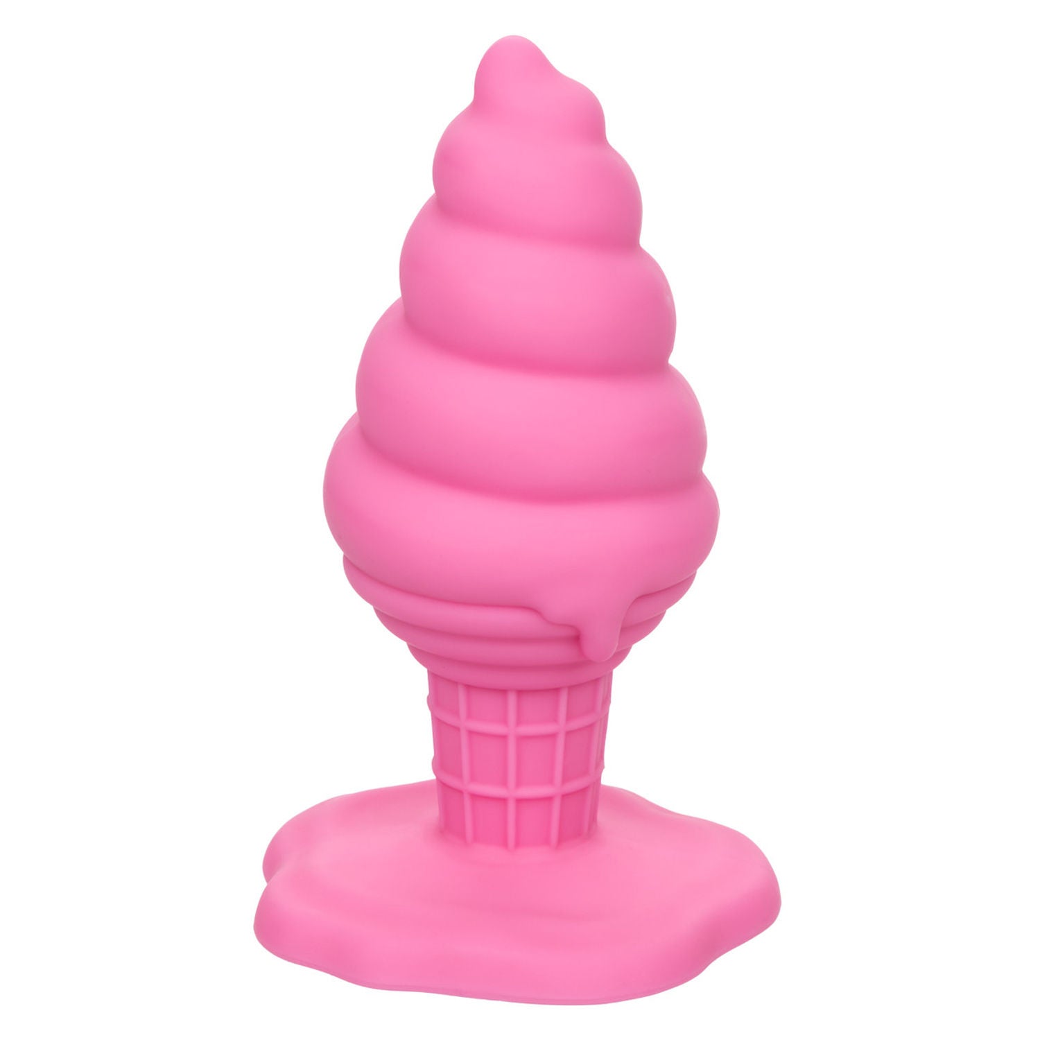 Naughty Bits Pink Ice Cream Cone Butt Plug - 3.75" x 1.75" > Anal Range > Butt Plugs