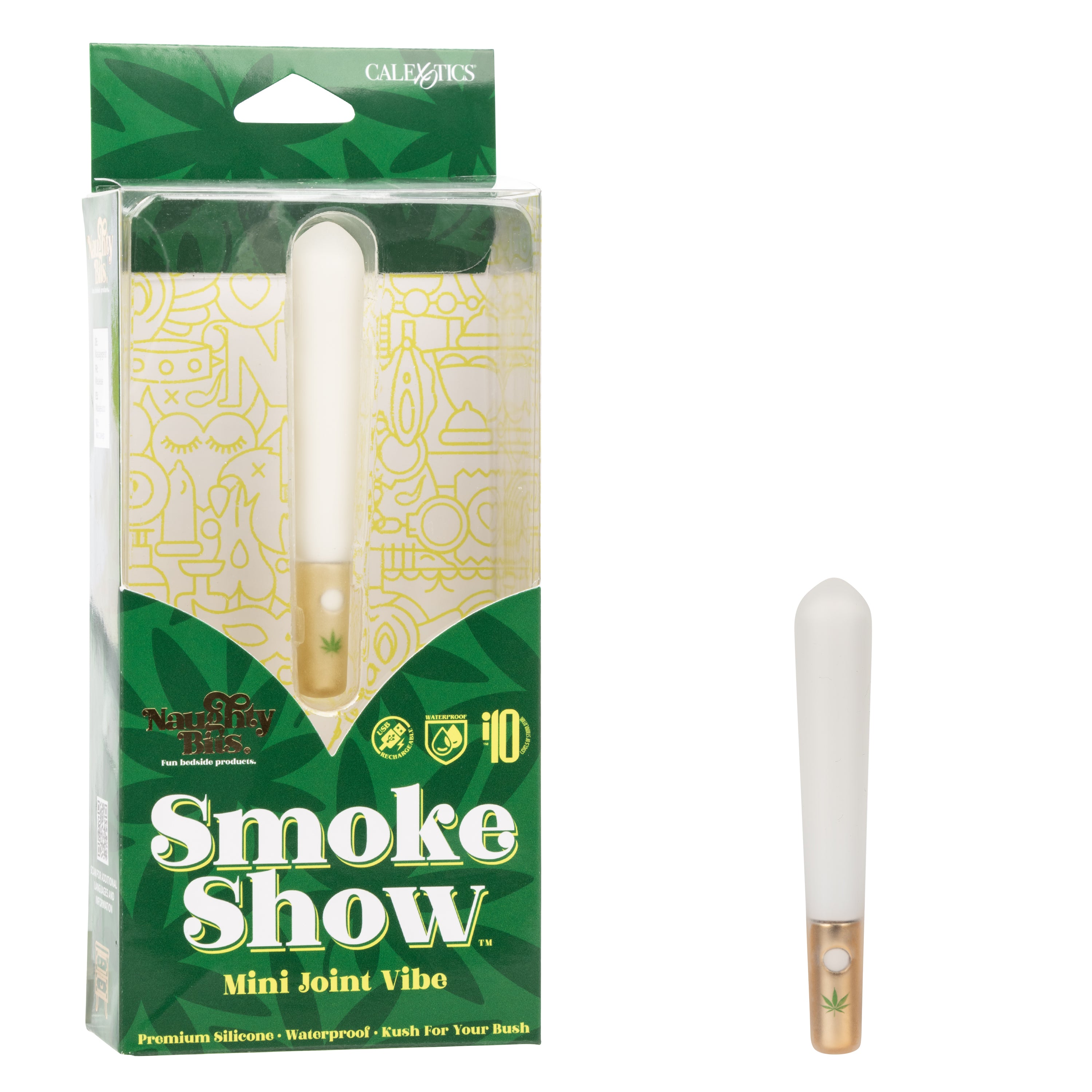 Naughty Bits Smoke Show Mini Joint Vibe Premium Silicone Waterproof Mini Vibrator > Vibrators > Mini Vibrators Main image