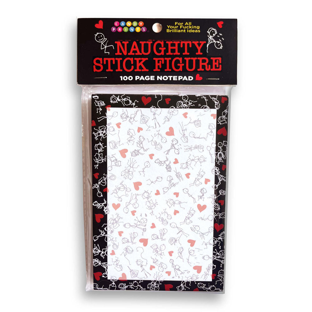 Naughty Stick Figure Notepad Novelty Notepad 100 Pages > Novelties > Gag Gifts Main image