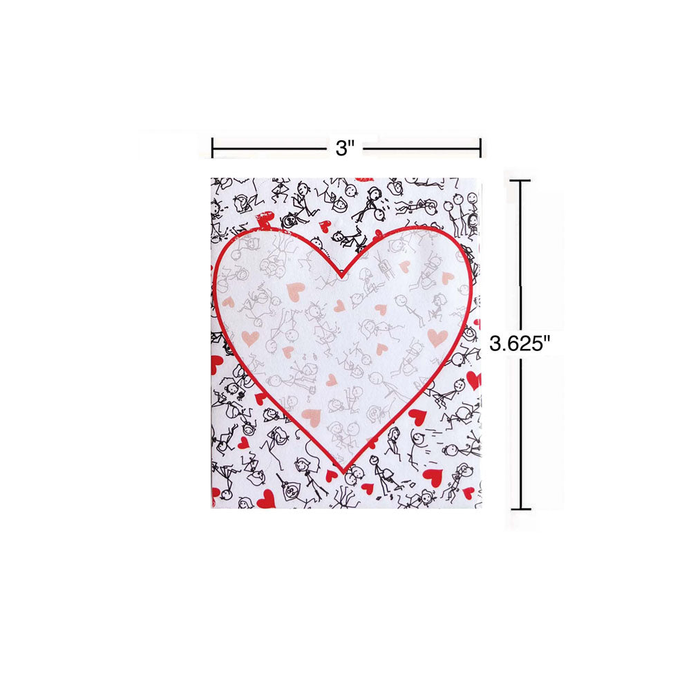 Naughty Stick Figure Sticky Notes 100 Pack Novelty Office Supply Party Supplies