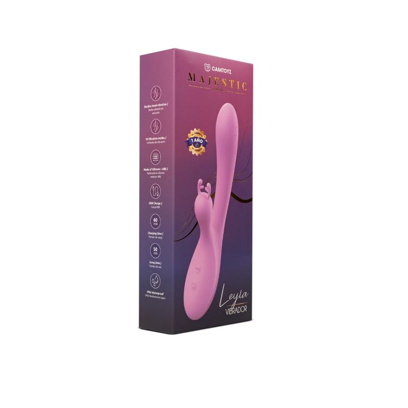Nelea Pro Rabbit Vibrator 8 Inch Double-Ended Design > Sex Toys For Ladies > G-Spot Vibrators
