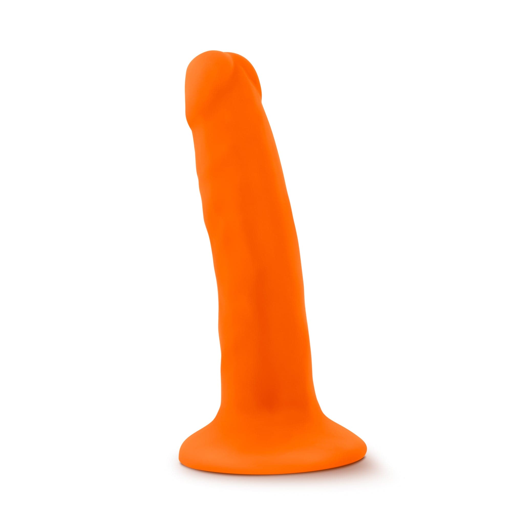 Neo Dual Density Cock 6 Inch Neon Orange Vibrator Secondary image