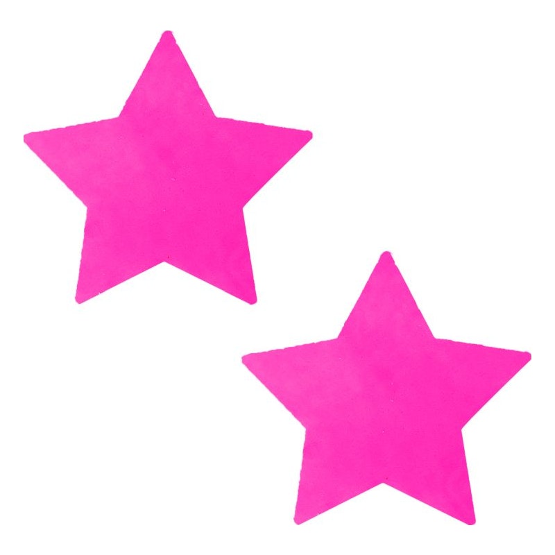 Neon Pink Starburst Starry Night Pasties > Clothes > Pasties Main image