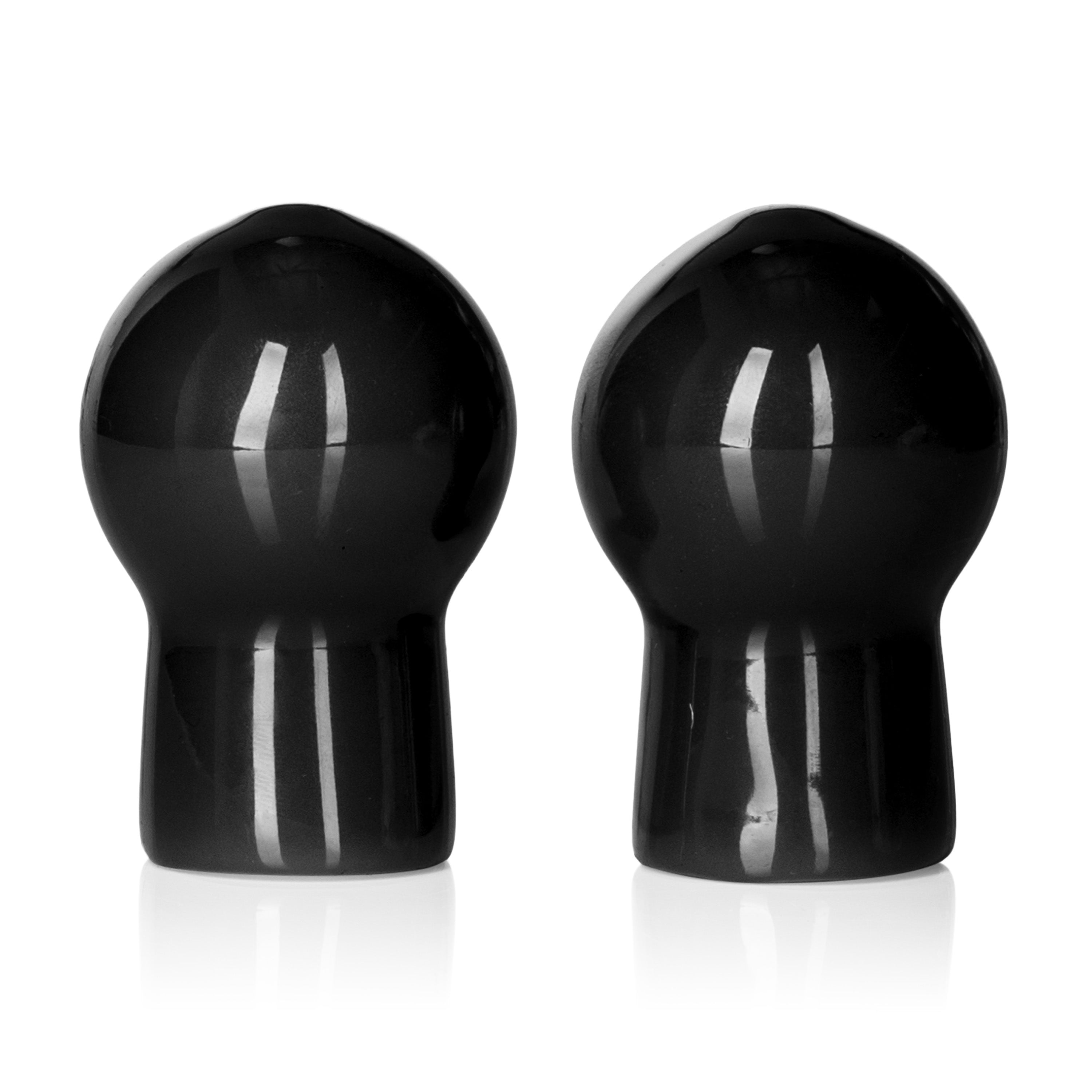 Nipple Play Advance Nipple Suckers Black PVC Mini Suckers 2.25 Inch x 1 Inch > Sex Toys > Nipple Suckers Main image
