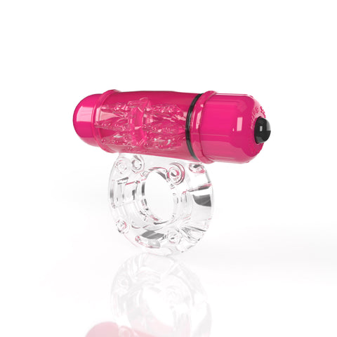 Screaming O 4T OWow Super Powered Vibrating Ring Strawberry Color Body Safe Waterproof > Cock Ring > Vibrating