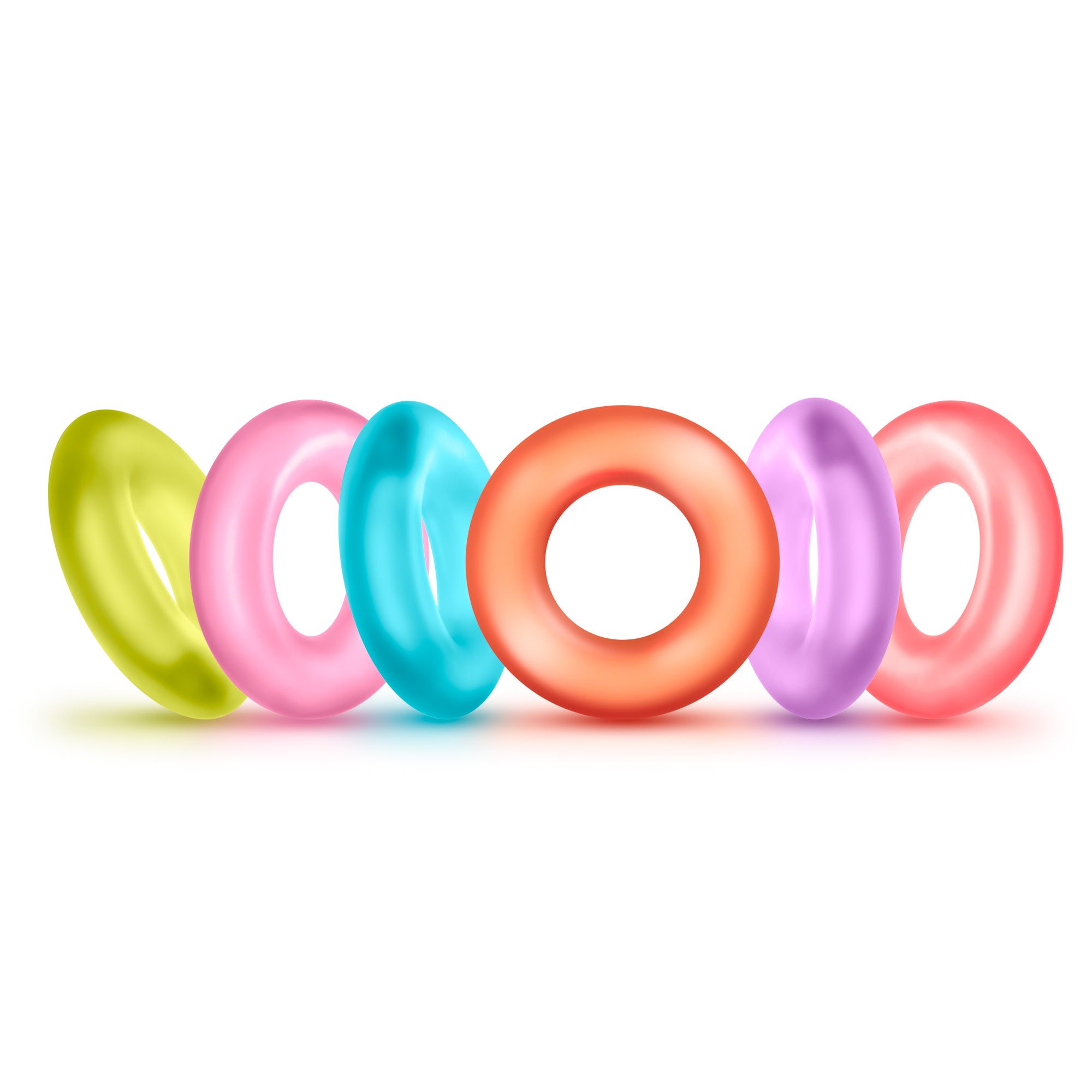 King of the Ring Coloured Cock Rings Set of 6 > Cock Ring > Sets