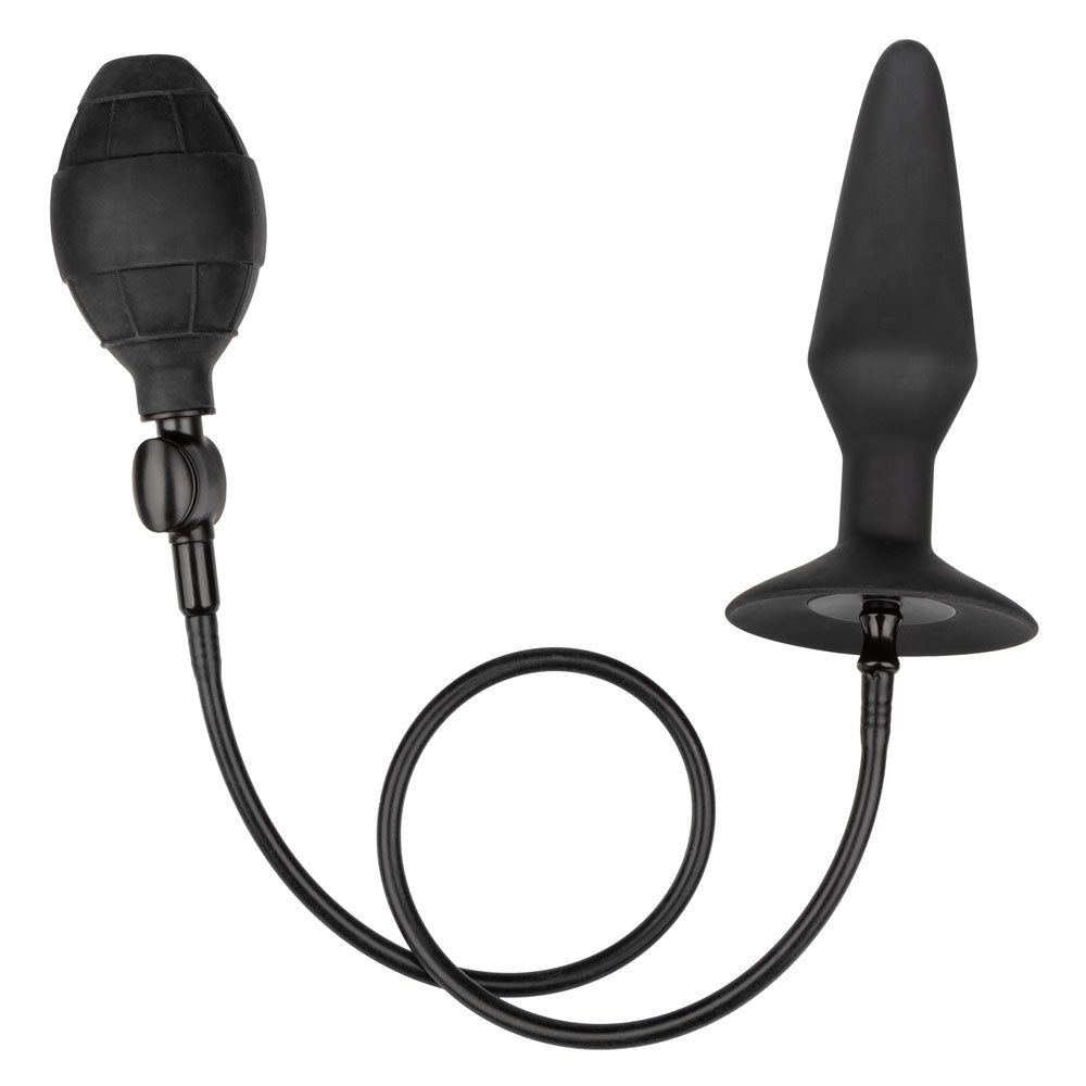 CalExotics Medium Silicone Inflatable Plug – Inflatable Anal Plug with Detachable Hose > Anal Range > Tunnel and Stretchers