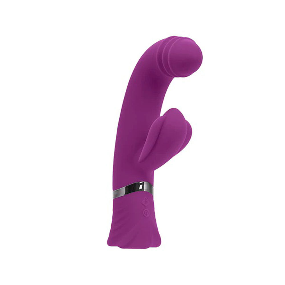 Playboy Pleasure TAP THAT G-Spot Vibrator with Tapping Action Purple > Vibrators > Ladies > Rabbit Multi