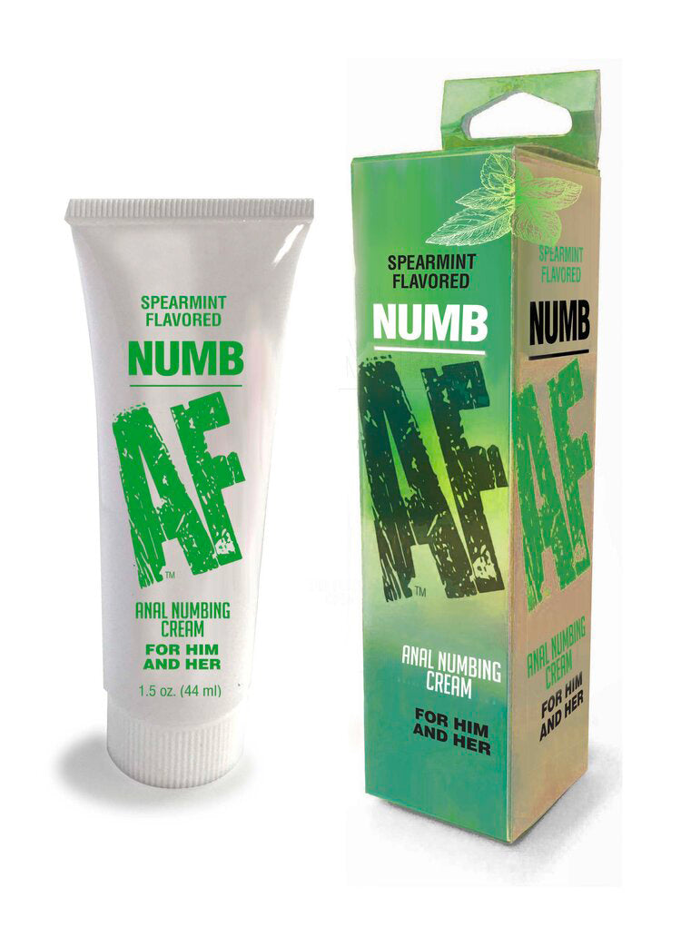 Numb Af Mint Flavoured Anal Numbing Cream 44 Ml Tube Anal Lubricant