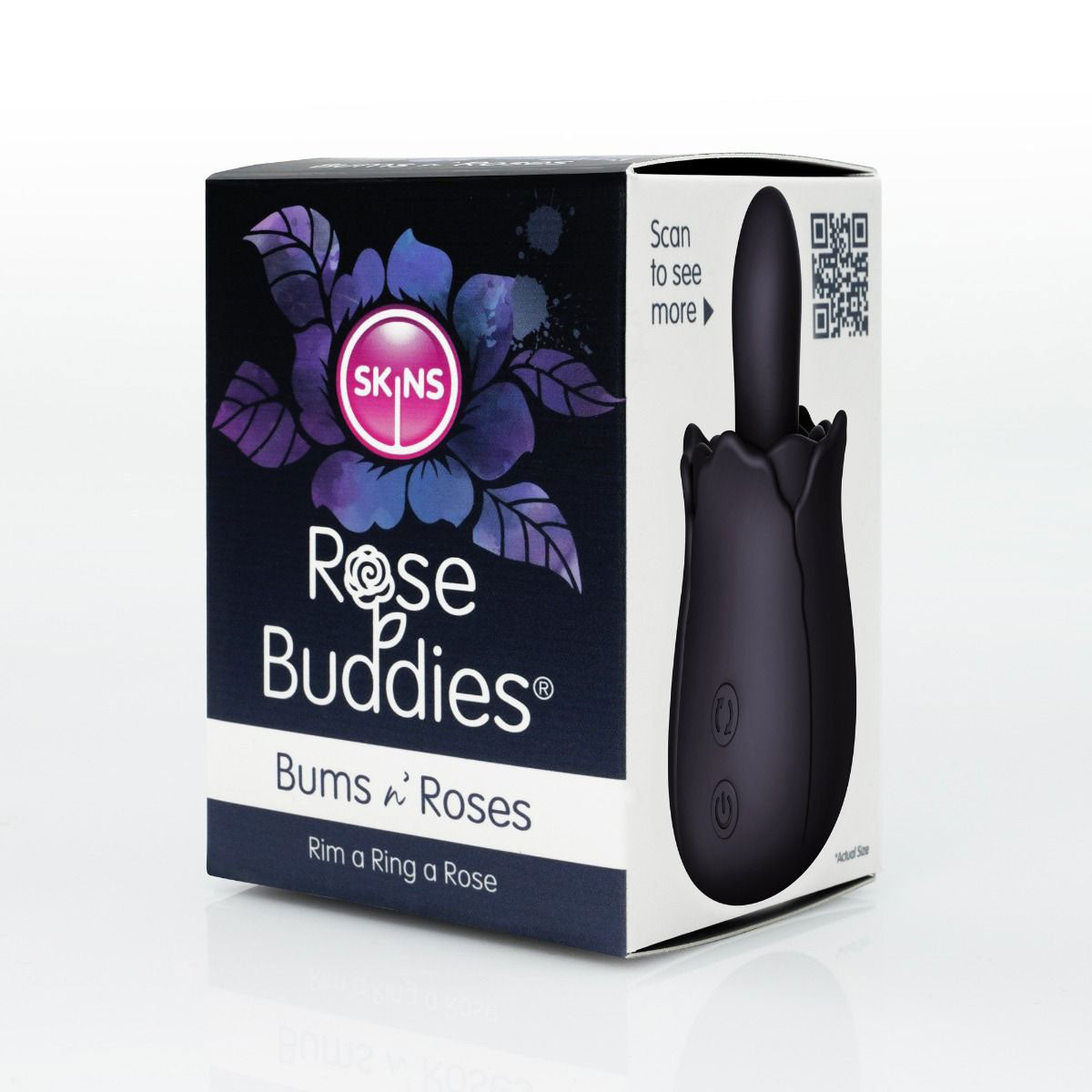 Skins Rose Buddies Bum and Roses – Silicone Butt Plug > Anal Range > Anal Probes
