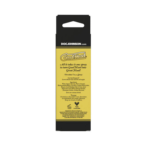 GoodHead Juicy Head Lemon Drop – Sugar-Free Vegan Friendly Dry Mouth Spray > Lube > Oral Gels & Sprays
