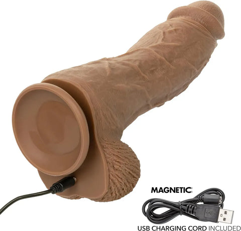 Big Dick Energy Studs – 7.5" Rechargeable Silicone Hands-Free Vibrator > Vibrators > Realistic Vibrators