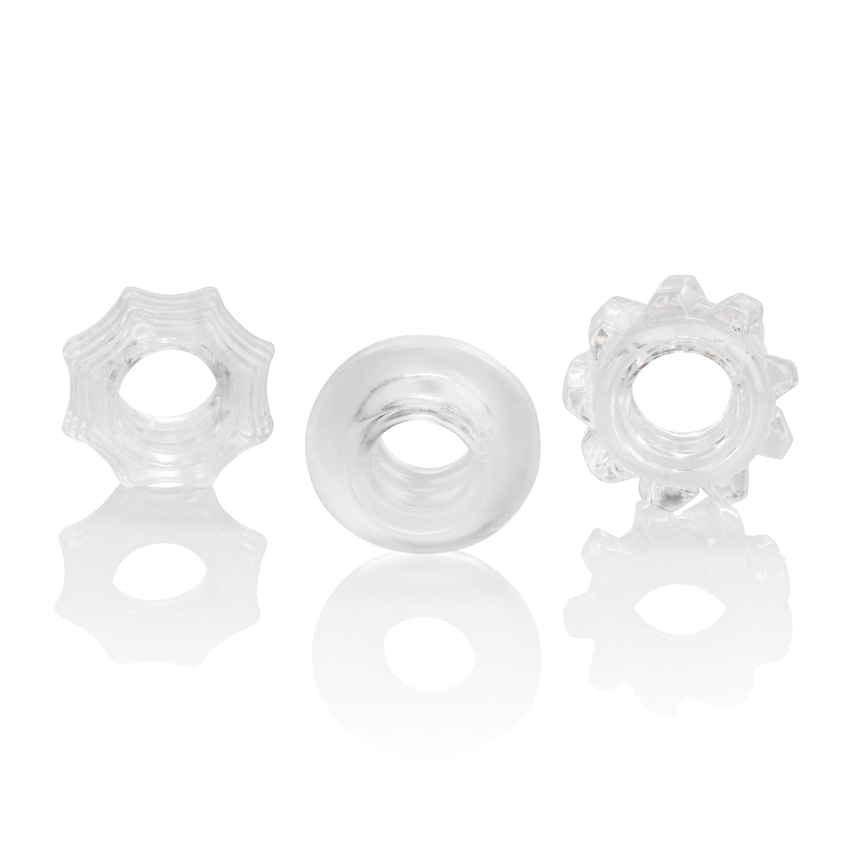 Reversible Ring Set – Stretchy Durable Erection Enhancers 3-Piece Set > Cock Ring > Sets