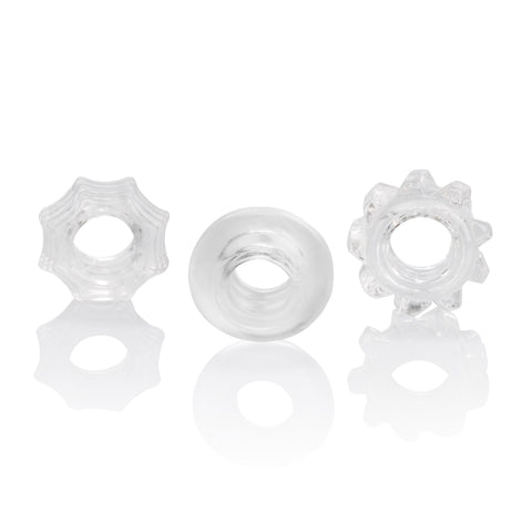 Reversible Ring Set – Stretchy Durable Erection Enhancers 3-Piece Set > Cock Ring > Sets