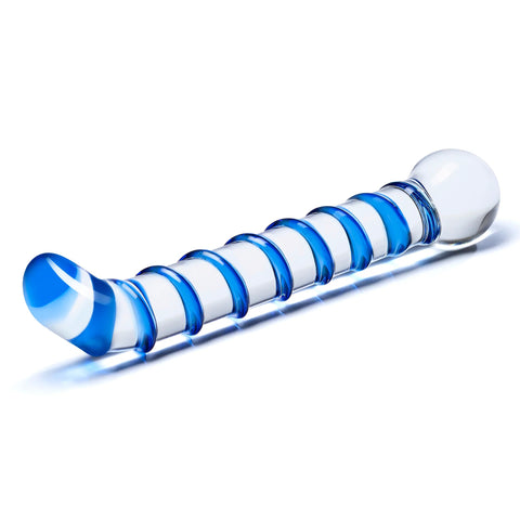 Mr Swirly 6.5 Inch Glass G-Spot Dildo for Intimate Pleasure > Glass > Dildos