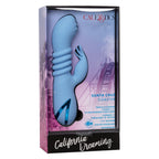 California Dreaming Santa Cruz Blue Coaster Massager with Triple Flickering Teaser and Waterproof Design > Vibrators > Ladies > Rabbit