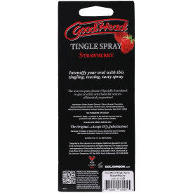 Goodhead Tingle Spray Salivating Strawberry Flavored 29 ml Spray Oral Gels & Sprays