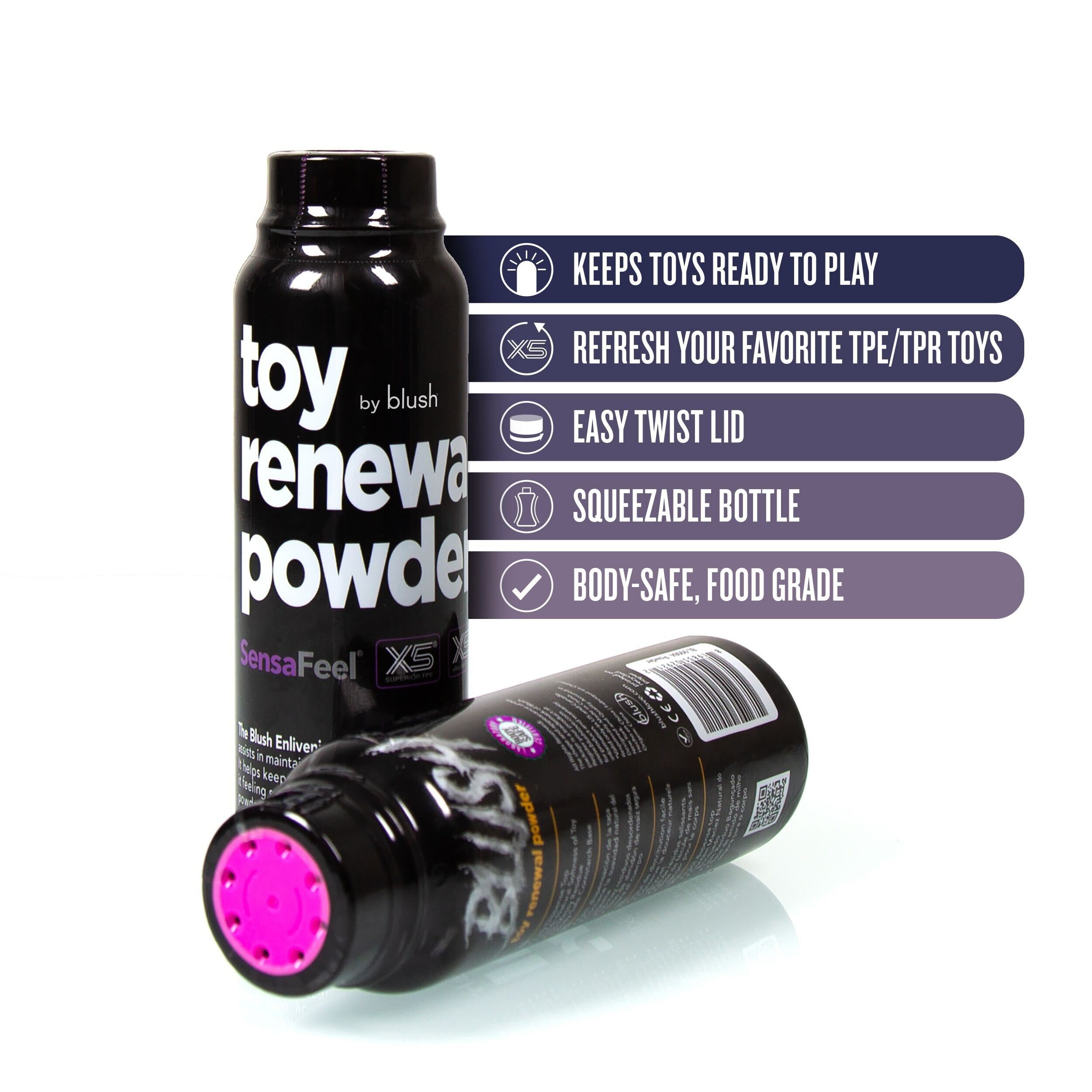 Blush Toy Renewal Powder 96g for TPE/TPR s > Essentials > Toy Cleaners