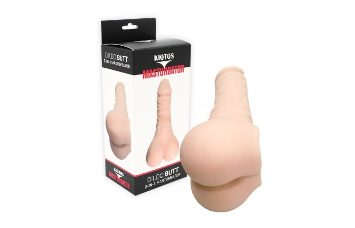 Kiotos Dildo Butt Masturbator – 2-in-1 Slim Male Masturbator Default Title Strokers - Manual