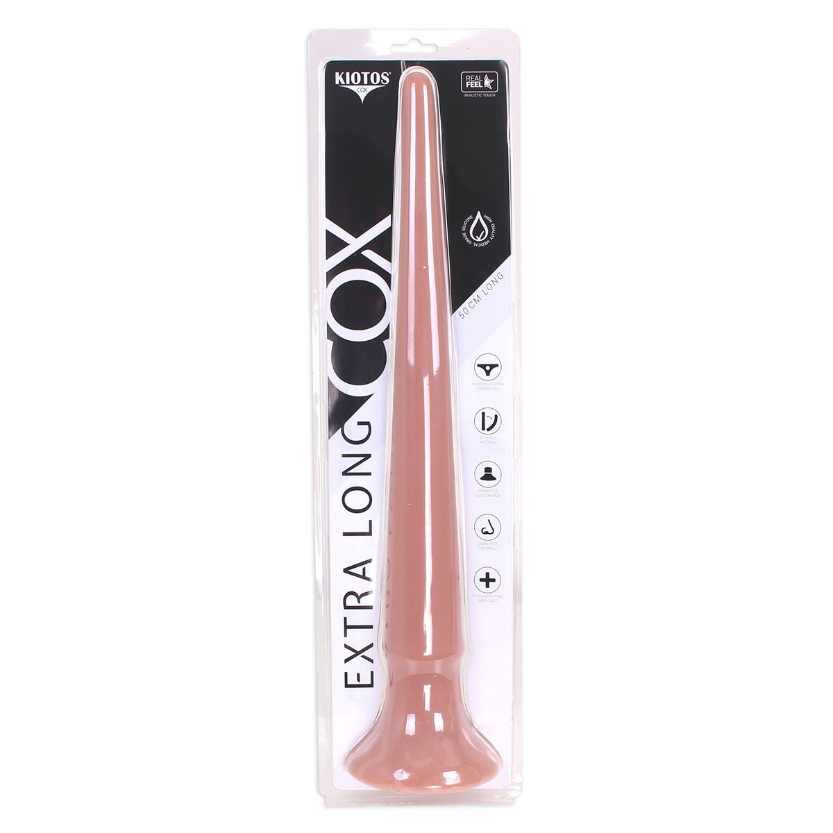 Kiotos COX Flesh 039 Extra Long Large 50cm Silicone Dildo with Suction Cup Default Title Dongs Realistic