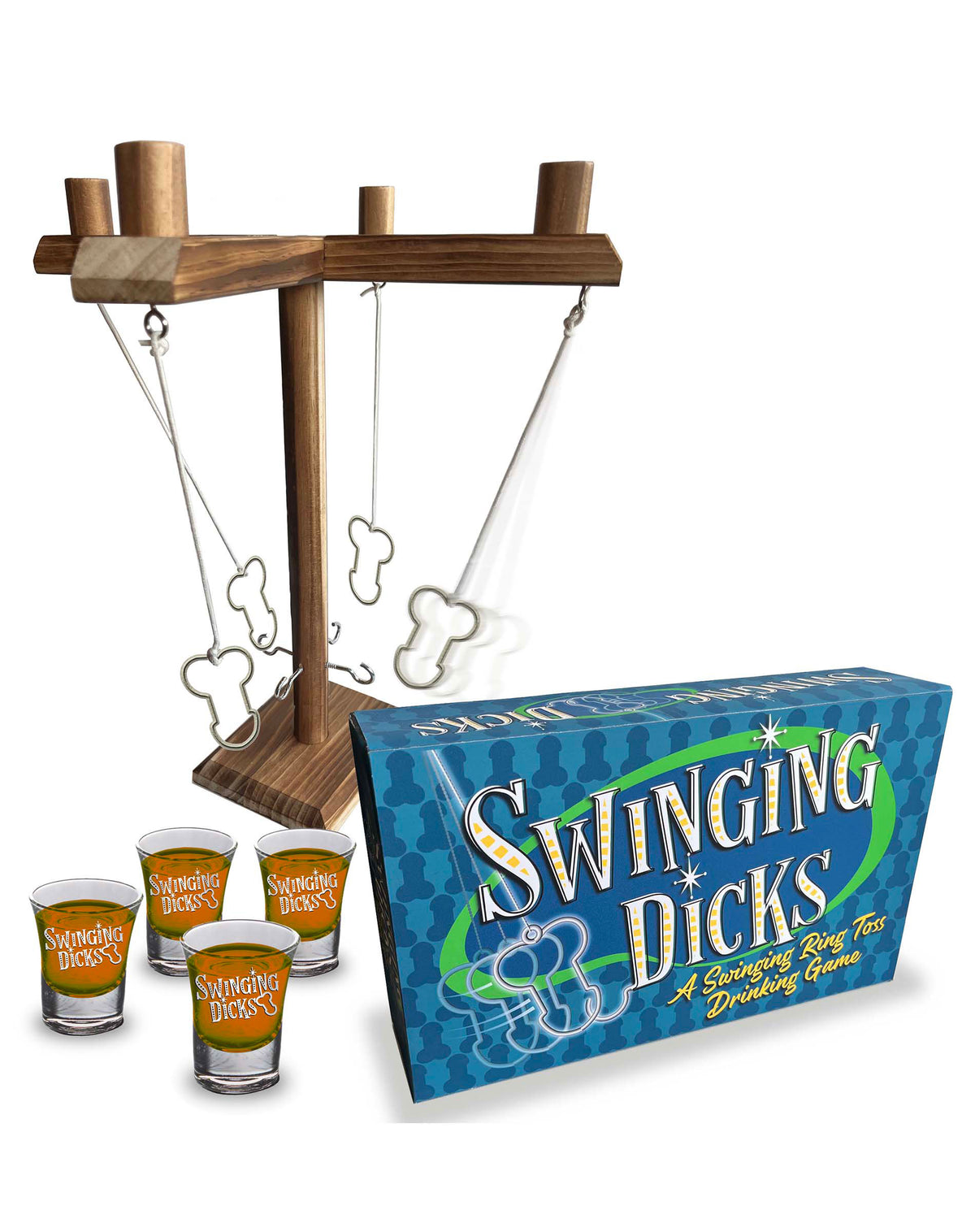 Swinging Dicks Party Game – High-Energy Game for 2 to 4 Players > Novelties > Games