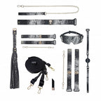 Ouch Florence Collection Kit with Bag Black Iridescent Hardware Bondage Set > Bondage Gear > Bondage Kits